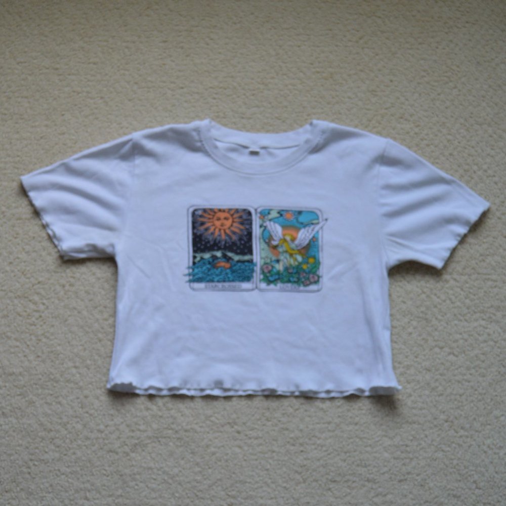 Graphic Crop Top